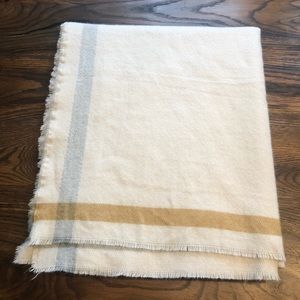 Anthropologie Accessories - Anthropologie cream blanket scarf wrap Anthropologie Accessories - Anthropologie cream blanket scarf wrap